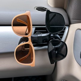 RANGUOWEN Bat Wing Sunglasses Holders for Car,Eyeglass Cases for Men, Car Accessories, Car Gadgets for Men Gifts