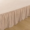 Bed Skirt Queen Size Ruffled Bed Skirt with Split Corners,