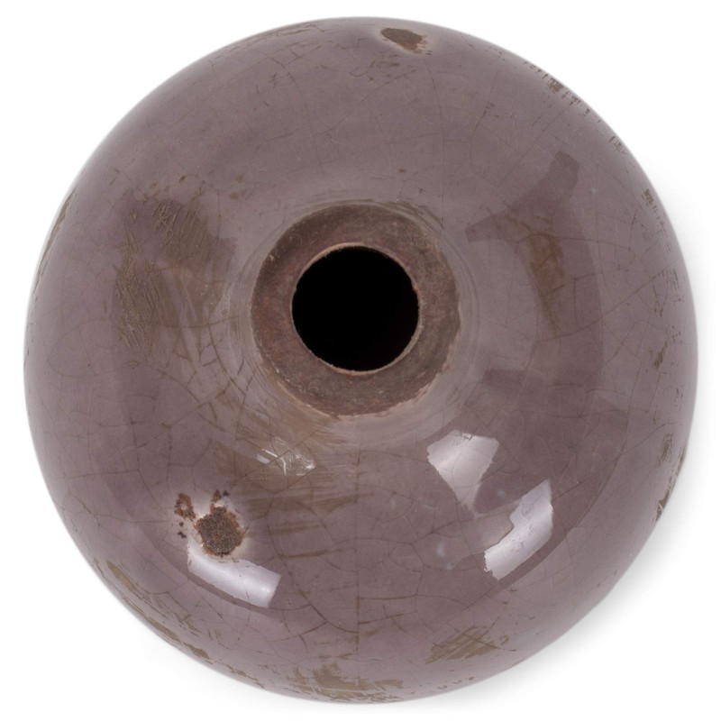 Creative Brands 47th & Main Rustic Ceramic Vase, Mini, Lilac