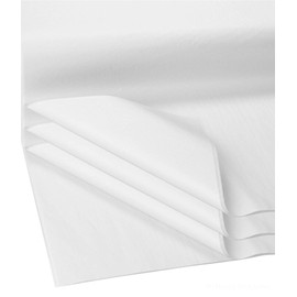 Flexicore Packaging Gift Wrap Tissue Paper | Size: 15 Inch X 20 Inch | Count: 100 Sheets (White)