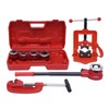 Handheld Pipe Threader Ratchet Type Kit with 5 Dies Set
