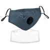 Triplast Blue Washable Face Masks With Filters Adjustable And Reusable