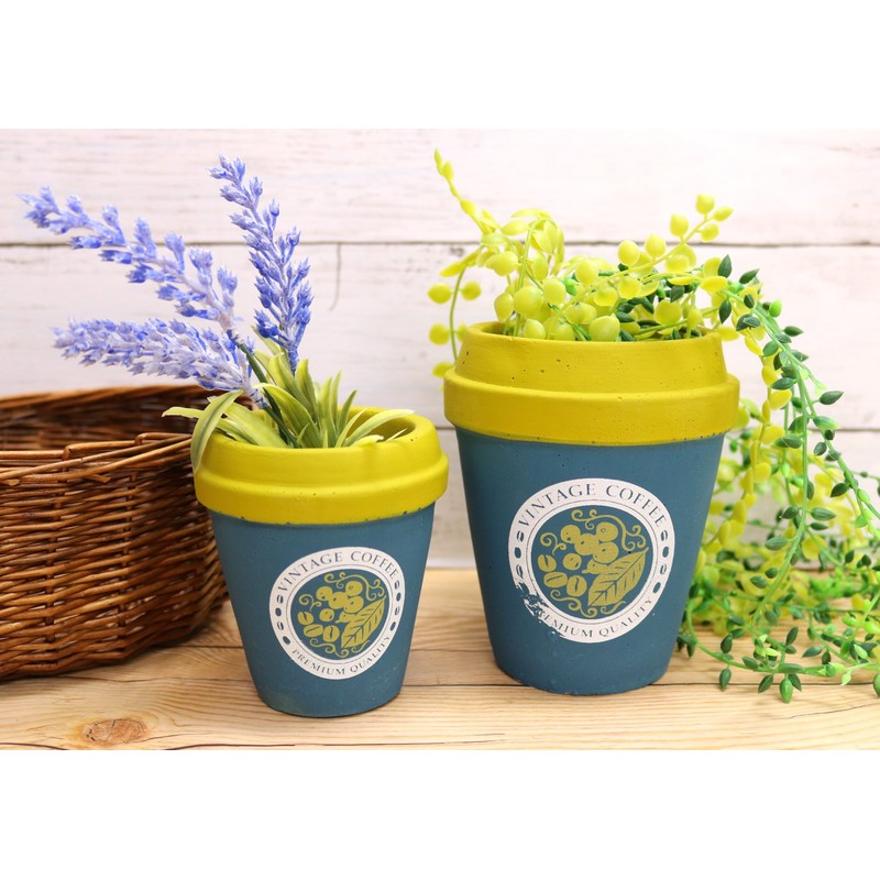 Avite JL-703-NV Amporte Flower Pot B S Navy 4.1 x