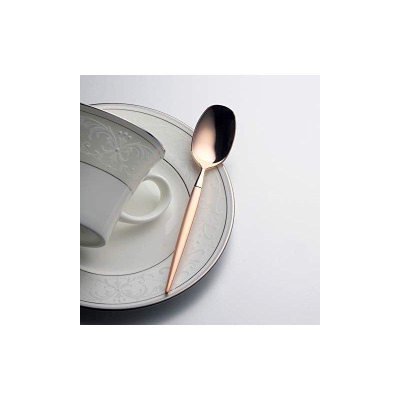 Lucky Wood 0-12505-060 Spoon Miltore, Pink Gold, Teaspoon