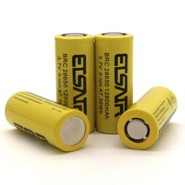 ETSAIR 4pcs ETSAIR 26650 Battery 12800mAh 3.7V Li-ion Rechargeable Cell For LED Torch