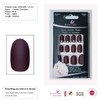 False Nails by Bling Art Brown Matte Oval Medium Fake