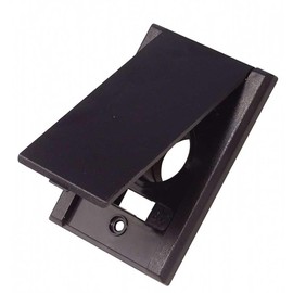 LEFITPA Replacement Full Door Central Vacuum Inlet Valve 775590BLK for Low Voltage Hoses (5 1/8" H x 3 7/16" W x 1 1/2" D)