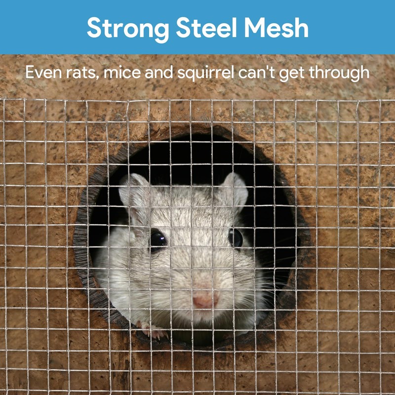 2 Rolls Wire Mesh Metal Mesh Fine Mesh 10 cm