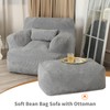 LOVMOC Giant Bean Bag Chair for Adults, Bean Bag Sofa