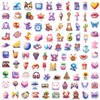 Mistree 100 Pixel Stickers for Sticking, Children, Waterproof Japanese Cartoon