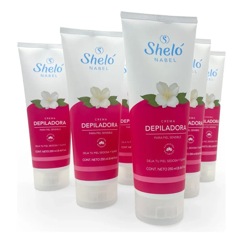 Cremas Depiladoras Piel Sensible Sheló Nabel Pack
