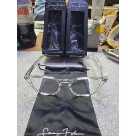 Sean John Blue Light Blocking  Glasses  SEAN JOHN Style Lenox, Clear.  UV