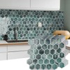 WalDecoo 10-Sheet Hexagon Peel and Stick Backsplash for Kitchen, New