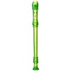 Yamaha YRS 20BG Sweet Soprano Recorder, Clear, Green
