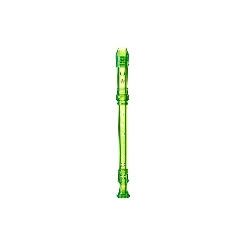 Yamaha YRS 20BG Sweet Soprano Recorder, Clear, Green