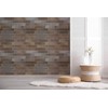 W&S 10-Sheet Red Brown Peel and Stick Backsplash Subway Tiles
