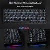 OOCTPK Chilkey ND65 Wired Aluminum Mechanical Keyboard, 65% Layout Portable