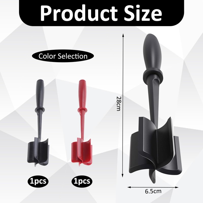 2 Pieces Meat Masher,Versatile Mince Meat Masher,Handheld Meat Chopper,Mince Masher,for