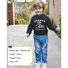 WESIDOM Baby Boy Clothes, Long Sleeve Printing Hoodie With Jeans