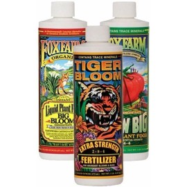 FoxFarm Nutrient Bundle: Soil Trio Pint + Soluble Trio 6 oz + Chart & Pipette