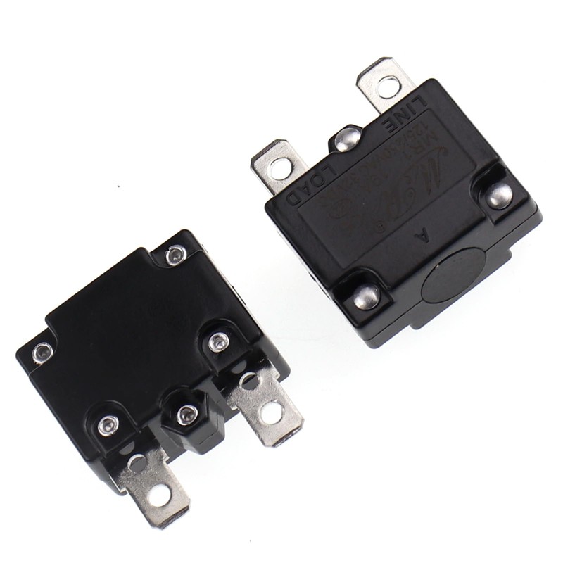 RKURCK 12 Amps Thermal Circuit Breakers 125/250VAC 32VDC Automatic Reset