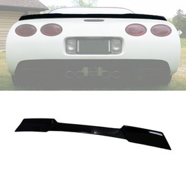Eterpace Rear Trunk Lid Spoiler Compatible with Chevy Corvette C5 1997 1998 1999 2000 2001 2002 2003 2004, ZR1 Extended Style Rear Wing (Glossy Black)