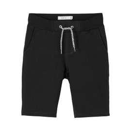 NAME IT Boys Nkmhonk Swe Long Unb Noos Shorts, Black, 152 EU