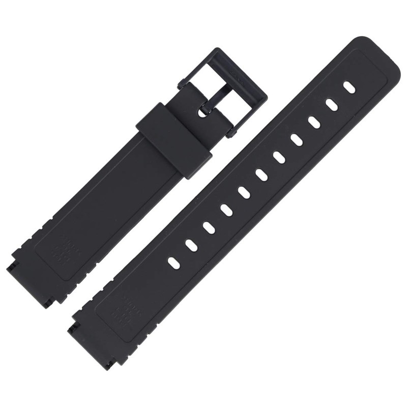 Casio MW-57 Watch Strap 16 mm Plastic Black
