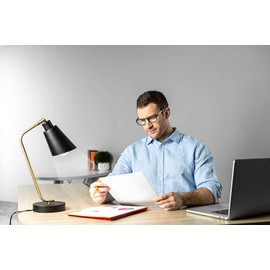 NorbFOCUS Desk Lamp LED Light Bulb. Unique Light Spectrum for Mental Performance. Supports Learning, Retention, Recall, Reading Speed. For Use as a Reading Light, Study Light, Work Light or Task Light