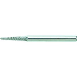 TRUSCO TB7A030 Carbide Bar Taper, Φ3 (8°) x Blade Length 12.7 x Axis 3, Double Cut