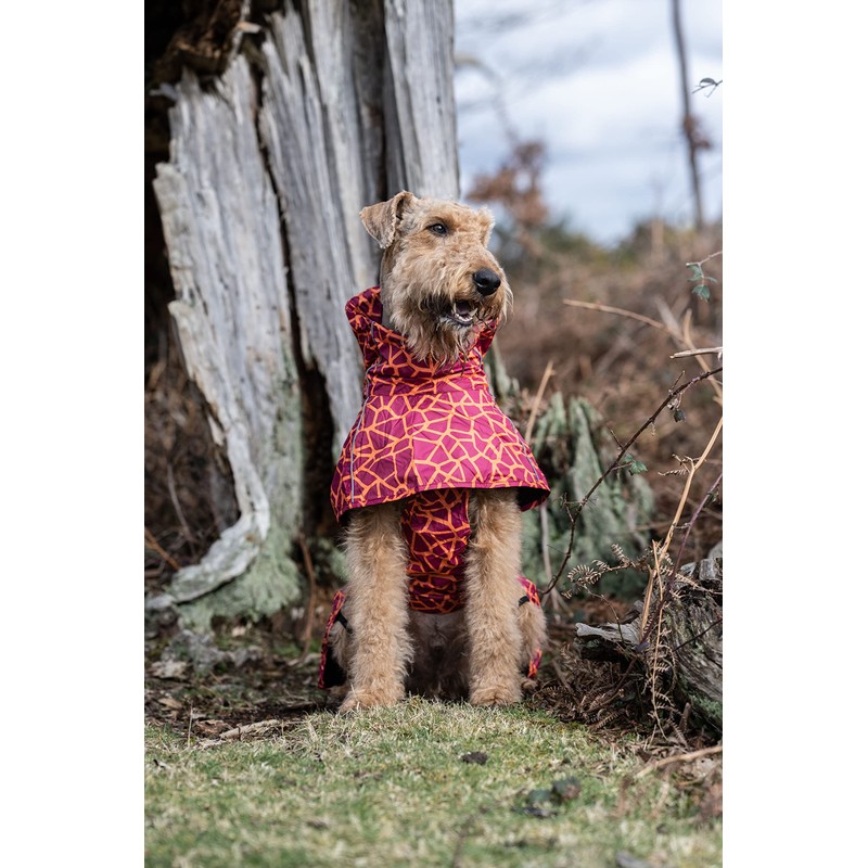 Rukka Pets HAYTON WARM Raincoat for Dogs Carmine Red 60