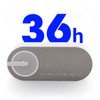 Bluetooth Speaker Dual Alarm Clock Bluetooth5.0 Mirror Clock Speaker Rechargeable
