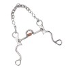 120mm Horse Mouth Snaffle with Chain Stainless Steel Horse Bit