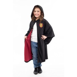 Little Adventures Red Hooded Wizard Robe Dress Up Costume (L/XL (Age 5-9)) - Machine Washable Child Pretend Play and Party Dress-Up Costume with No Glitter