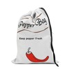 3-Pack Potato Storage Bags Onion Storage with Drawstring & Side