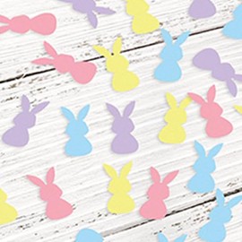 Easter Bunny Assorted Pastel Table Scatter Paper Confetti 20g