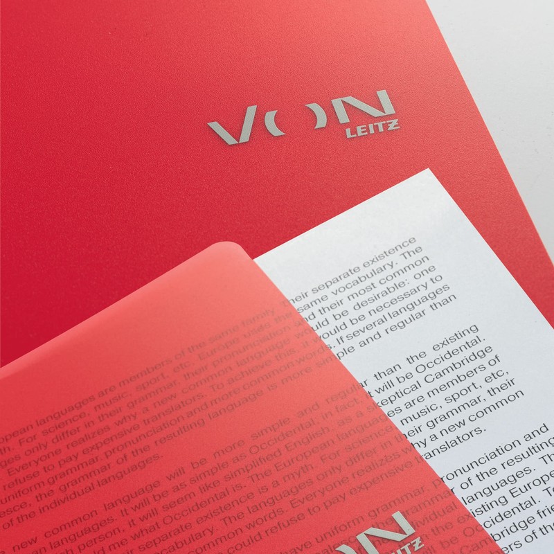 VON Leitz 30070025 A4 Folder with Elastic Band, Polypropylene Plastic,