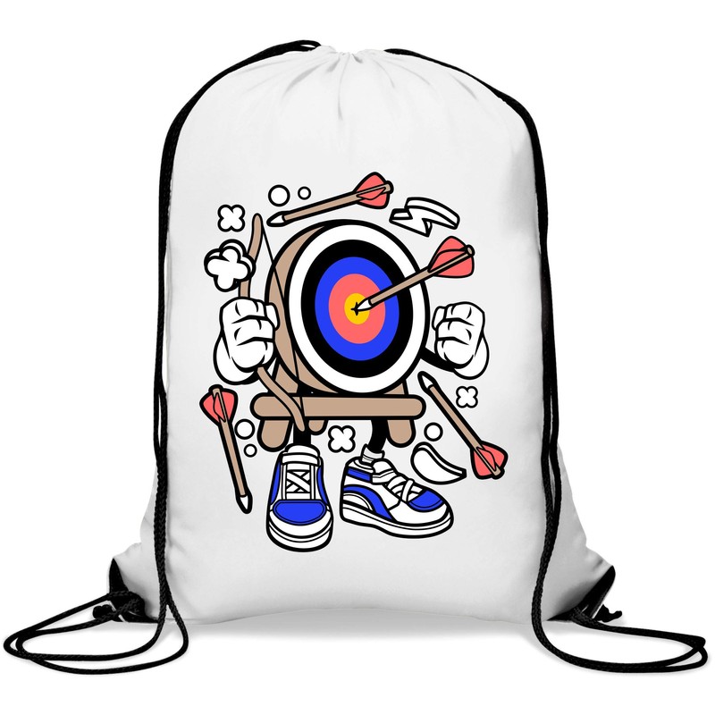 Cartoon Character Styled Archery Target Bow and AR Gym Sack