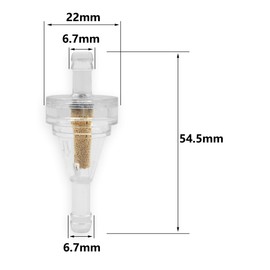 1/4" Small Engine Inline Fuel Filters Universal Fit for Dirt Bike ATV Motorcycle UTV Snowmobile