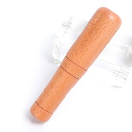 Luxshiny Wooden Pestle Muti-Functional Mini Natural Wooden Pestle Wooden Pestle Food Muddle Food Grinding Stick Sauerkraut Pounder for Bartender and Home Use