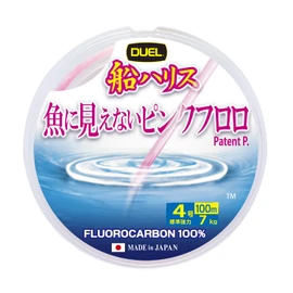 DUEL Pink Floro No Seen to Fish Ship Harris 100m No. 4