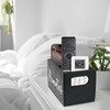 VACONICO Remote Control Holder, Wooden TV Remote Holder for Table,