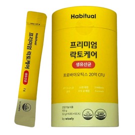 Wisely Raw Lactobacillus Premium Lactocare 50 sachets (1 box) / 와이즐리 생유산균 프리미엄 락토케어 50포 1박스