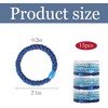 15 Pcs Hair Ties for Kknekki,Blue Elastic Hair Bands For