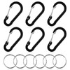 SZXMDKH Moschettoni 5cm Mini Clip Piccoli Portachiavi Hook di Primavera