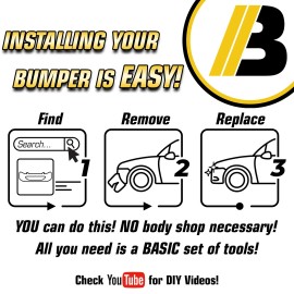 NUEVO parachoques delantero imprimado Fascia para Hyundai Accent Sedan 2018-2022 18-22