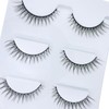 False Eyelashes Natural, Tummy Design, 3 Pairs Set, Eyelash Extensions