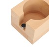 Wooden Coffee Tamper Station Stable Prevent Slip Coffee Tamper Holder