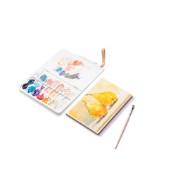 HIMI Foldable Paint Palette 200 x 150 mm, Foldable Palette For Acrylic, Gouache, Watercolour, Compact, Mixing Paint Colours Effortlessly, Essential Art Accessories, Artist Painting, Reusable Tray