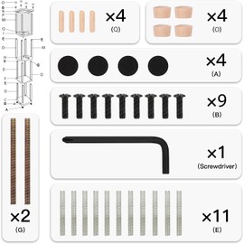 Mlambert Screw Parts Accessories for Modern LED Shelf Floor Lamp Only for ASIN : B08R3CCWVJ